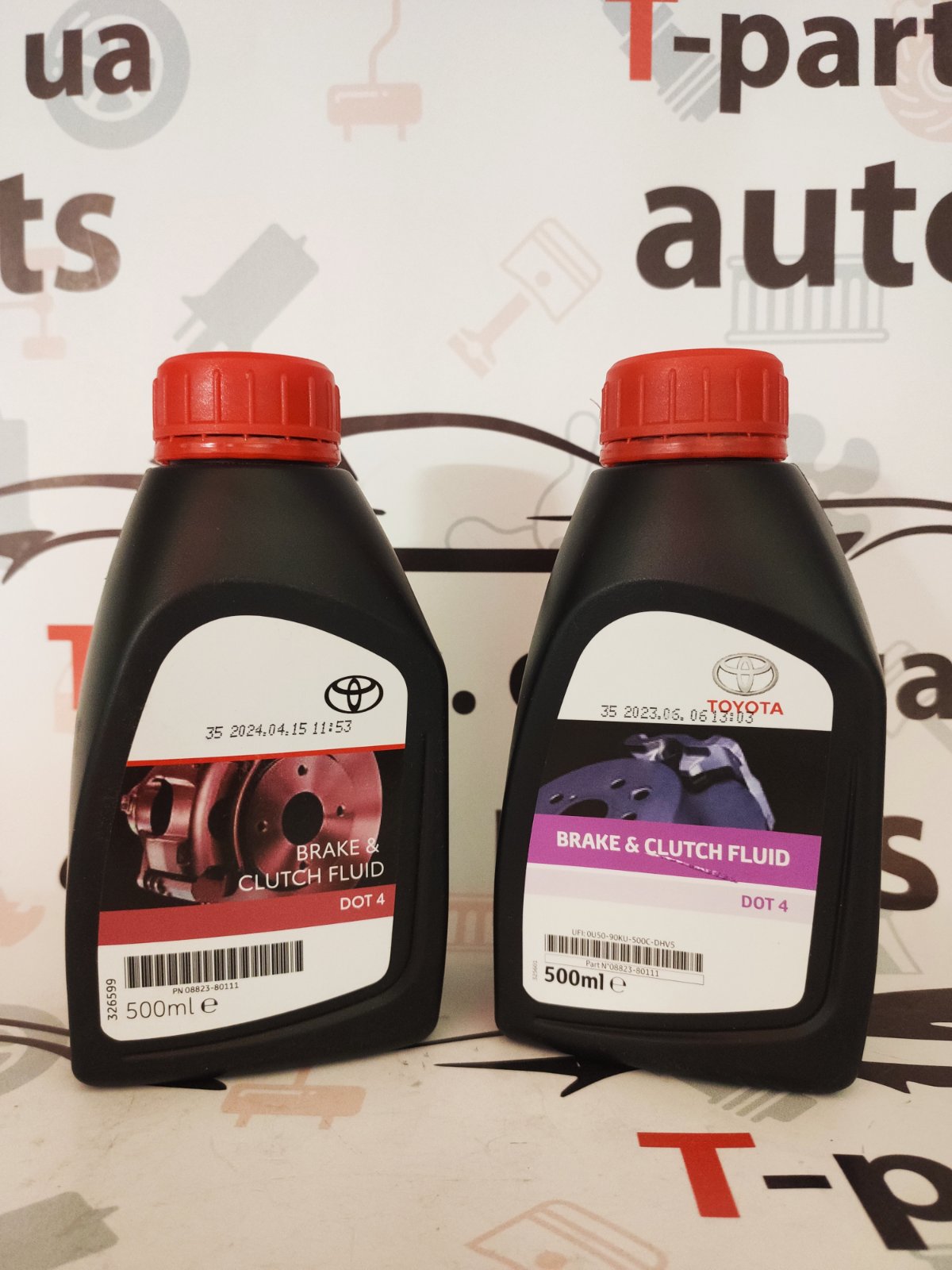 08823-80111 0882380111 Гальмівна рідина TOYOTA BRAKE & CLUTCH FLUID DOT 4 (0,5л)