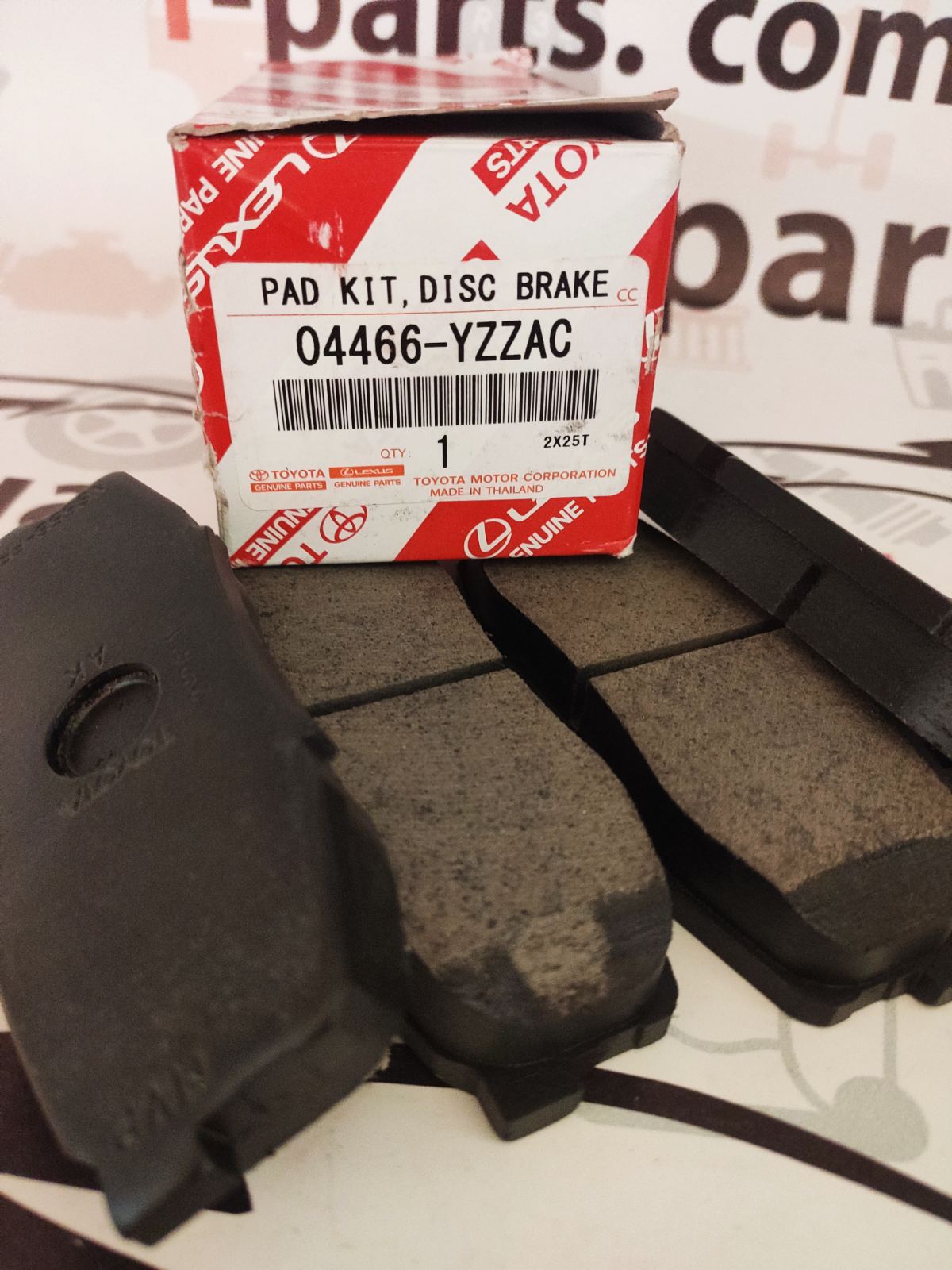 04466-60161  0446660161   Колодки гальмівні задні дискові