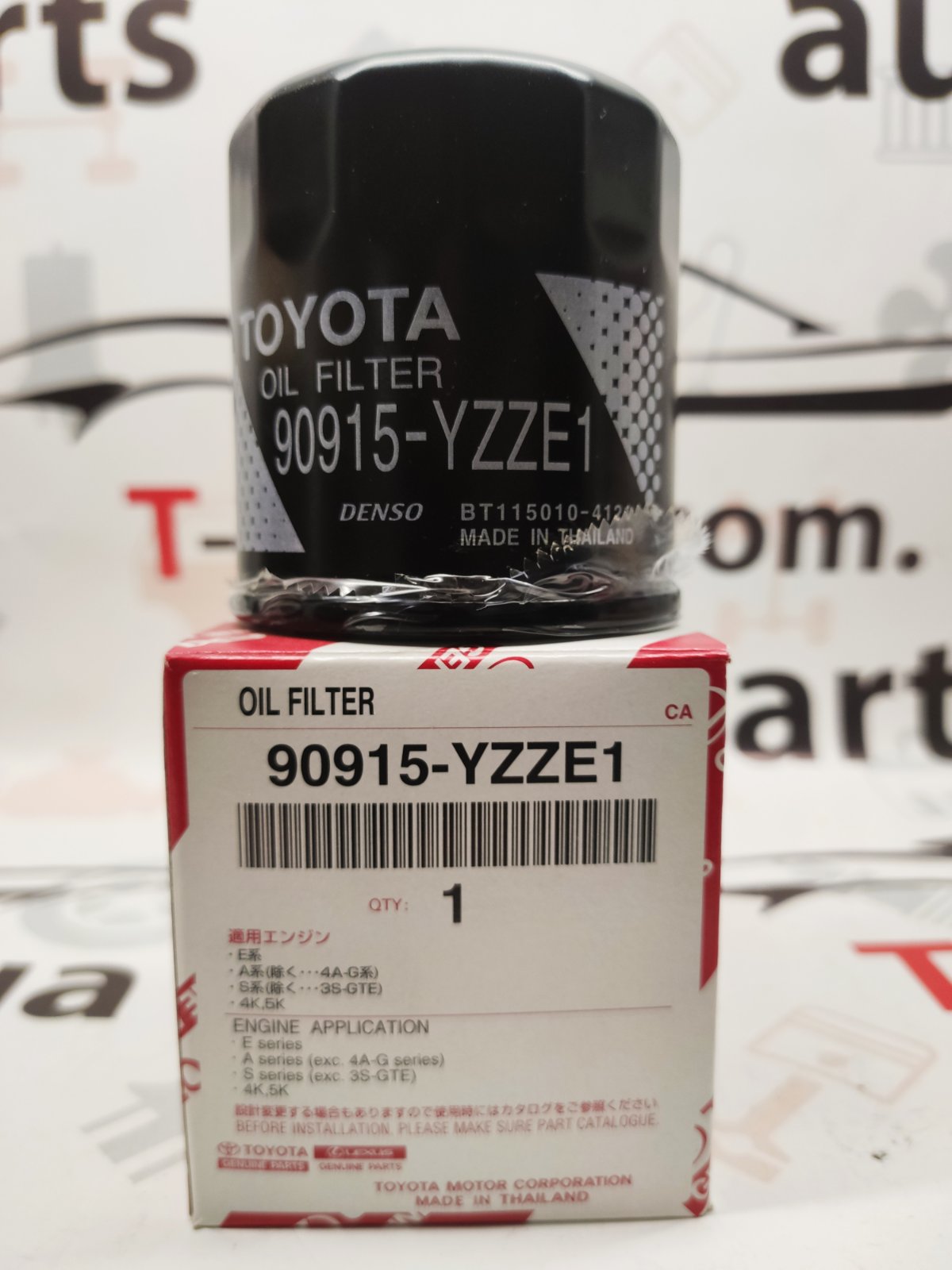 90915-10003 , 9091510003, 90915-YZZE1, 90915YZZE1   Масляний фільтр  Toyota 